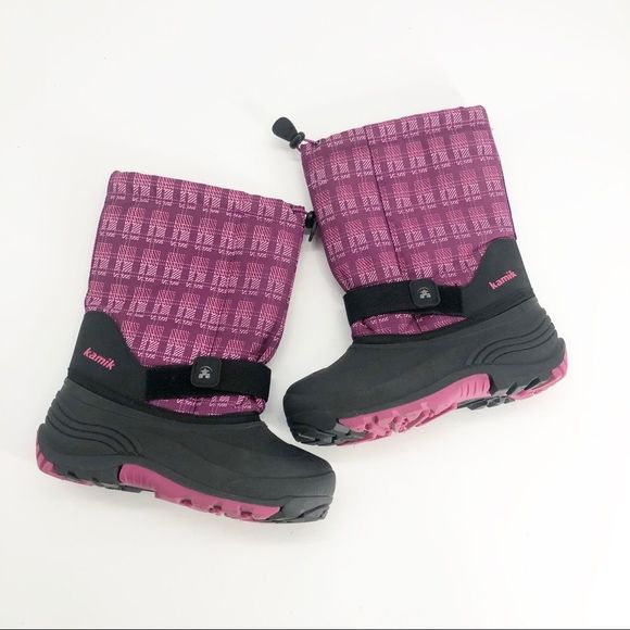 Kamik Shoes - Kamik Waterproof Snow Boots Pink/Purple Sz 6